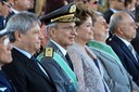Presidenta Dilma Rousseff durante solenidade Cívico-Militar do Dia do Exército e imposição da Comenda da Ordem do Mérito Militar. Brasília-DF, 19/04/2012