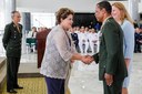 Presidenta Dilma Rousseff durante solenidade de apresentação de Oficiais-Generais recém-promovidos. Brasília - DF, 20/12/2012