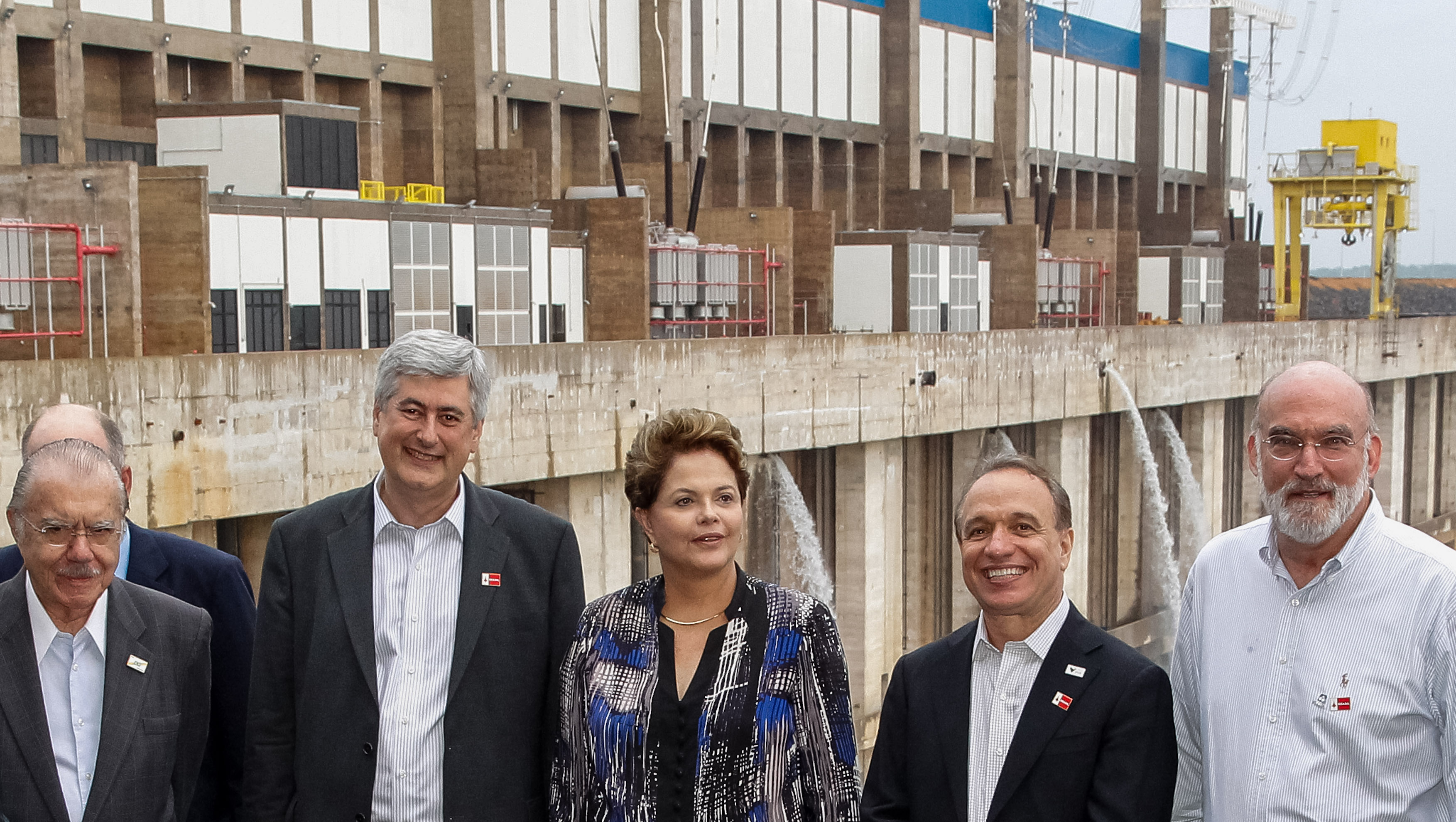 Presidenta Dilma Rousseff durante cerimônia de inauguração da usina hidroelétrica (UHE) Estreito. Estreito-MA, 17/10/2012