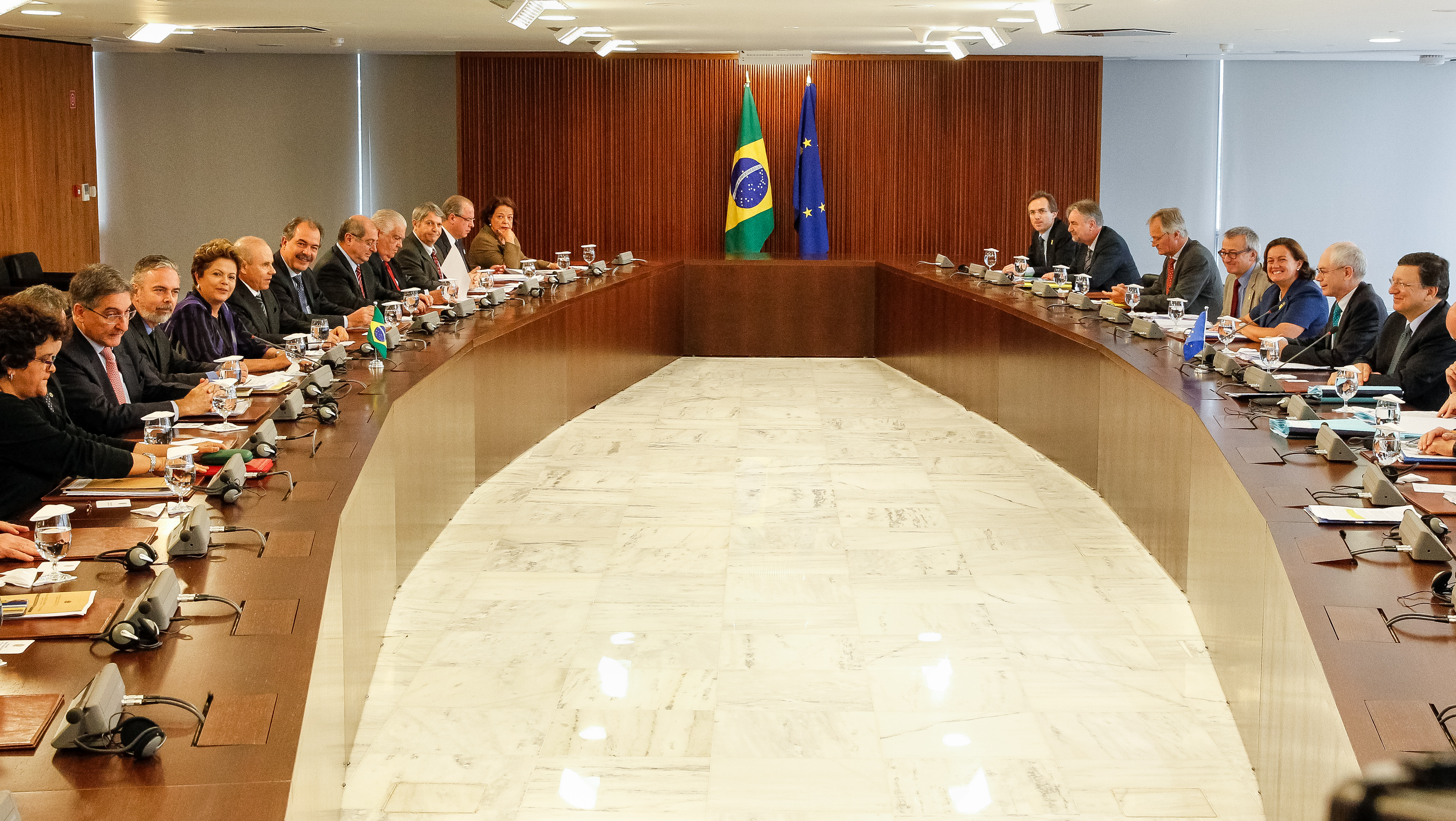 Presidenta Dilma Rousseff durante VI Reunião de Cúpula Brasil-União Europeia no Palácio do Planalto. Brasília - DF, 24/01/2013