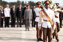 Presidenta Dilma Rousseff durante cerimônia de Oferenda Floral no Memorial José Martí. Havana - Cuba, 31/01/2012