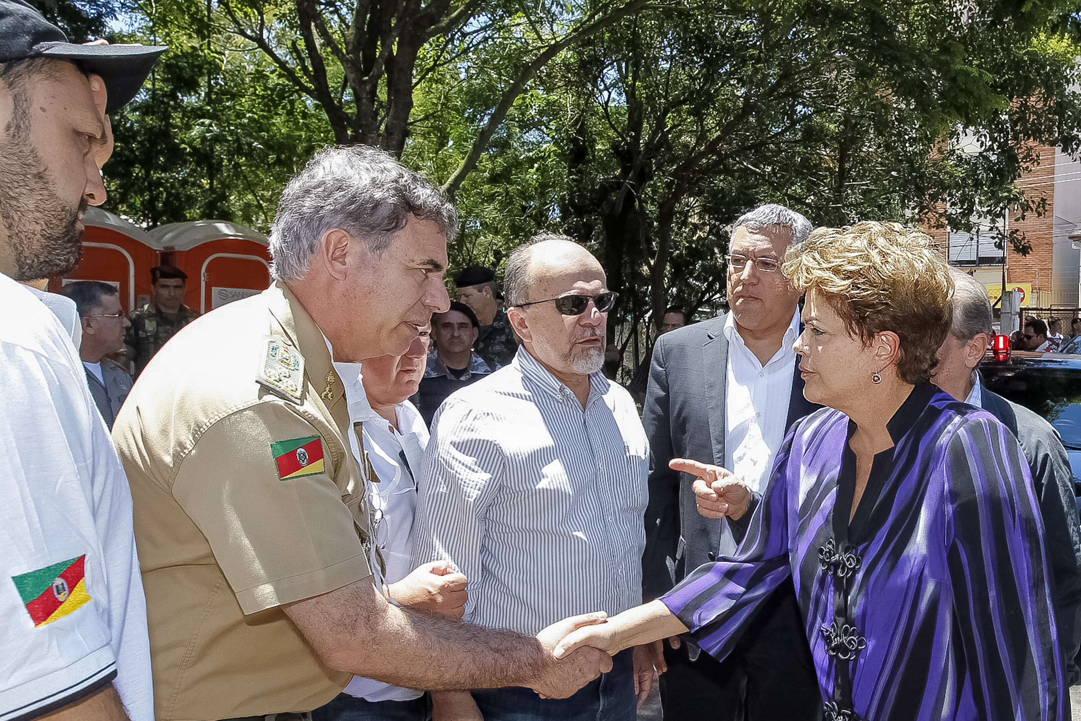 Presidenta Dilma Rousseff se reúne com equipe de crise do Rio Grande do Sul,  para analisar tragedia em boate. Santa Maria - RS, 27/01/2013