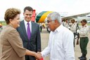 Presidenta Dilma Rousseff durante sua chegada ao Suriname para VII Reunião Ordinária do Conselho de Chefes de Estado e de Governo da Unasul. Paramaribo - Suriname, 30/08/2013