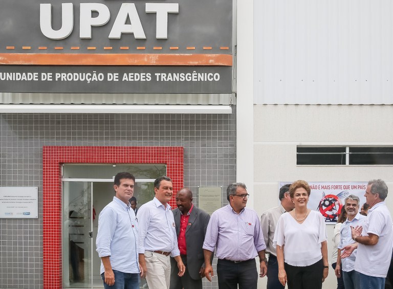  Presidenta Dilma Rousseff durante visita à Biofábrica Moscamed Brasil - Projeto Aedes Transgênico-PAT. Juazeiro-BA, 19/02/2016