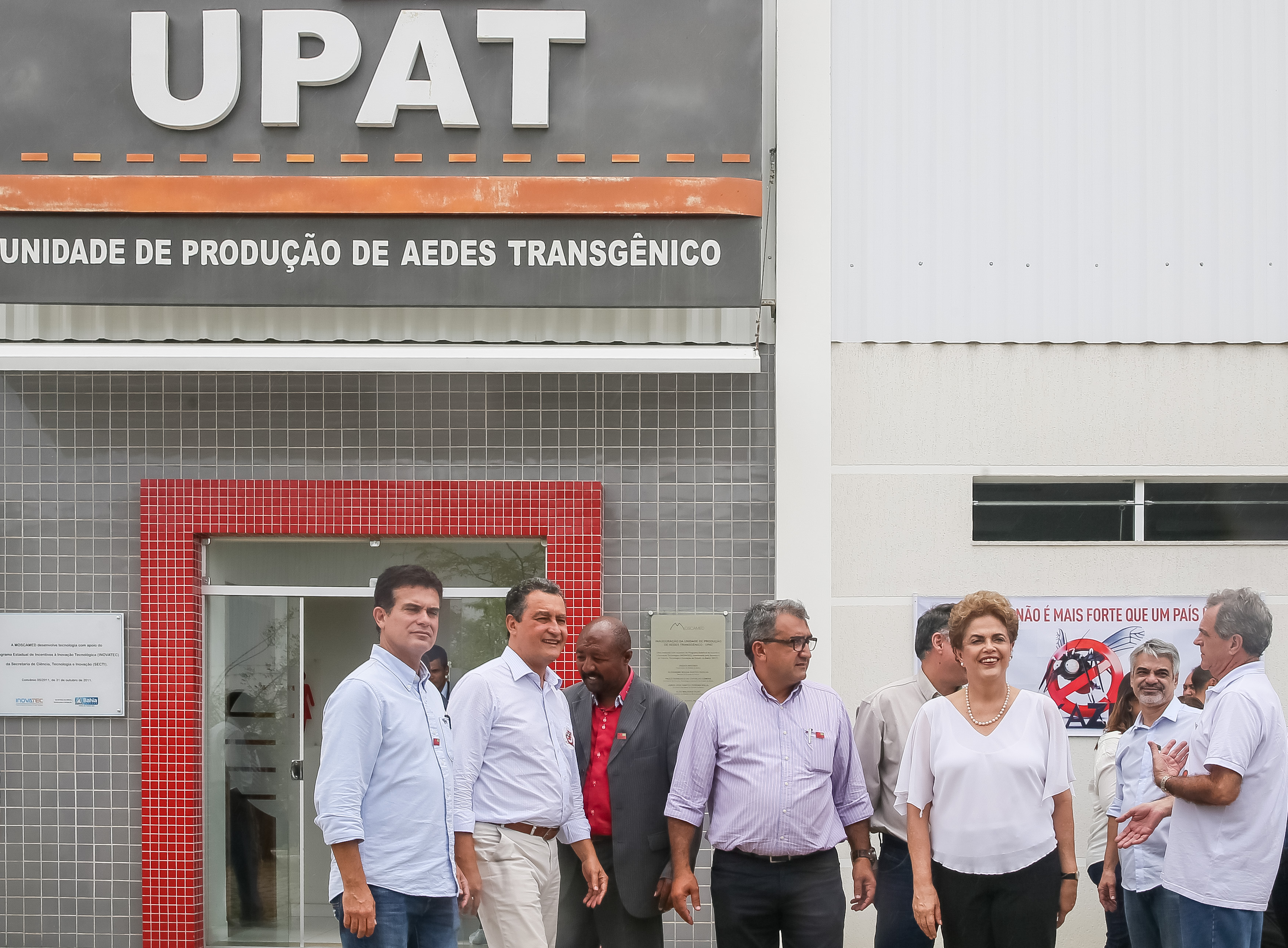  Presidenta Dilma Rousseff durante visita à Biofábrica Moscamed Brasil - Projeto Aedes Transgênico-PAT. Juazeiro-BA, 19/02/2016