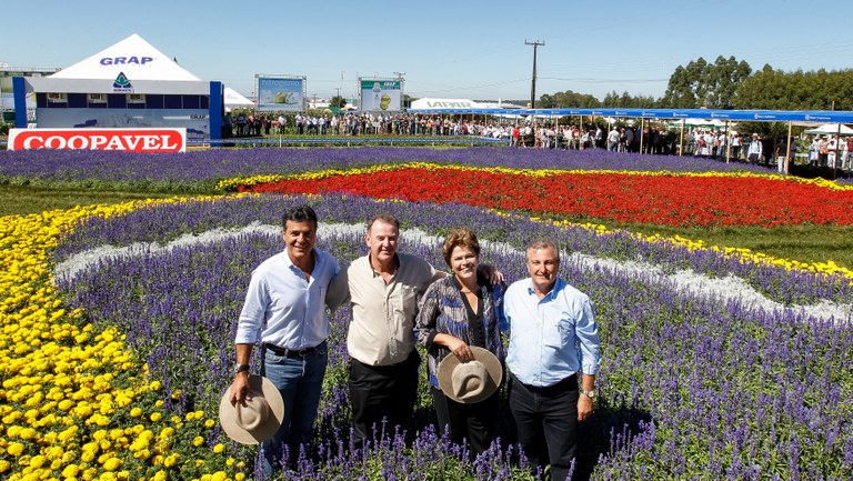  Presidenta Dilma Rousseff durante visita ao Show Rural Coopavel 2013. Cascavel - PR, 04/02/2013