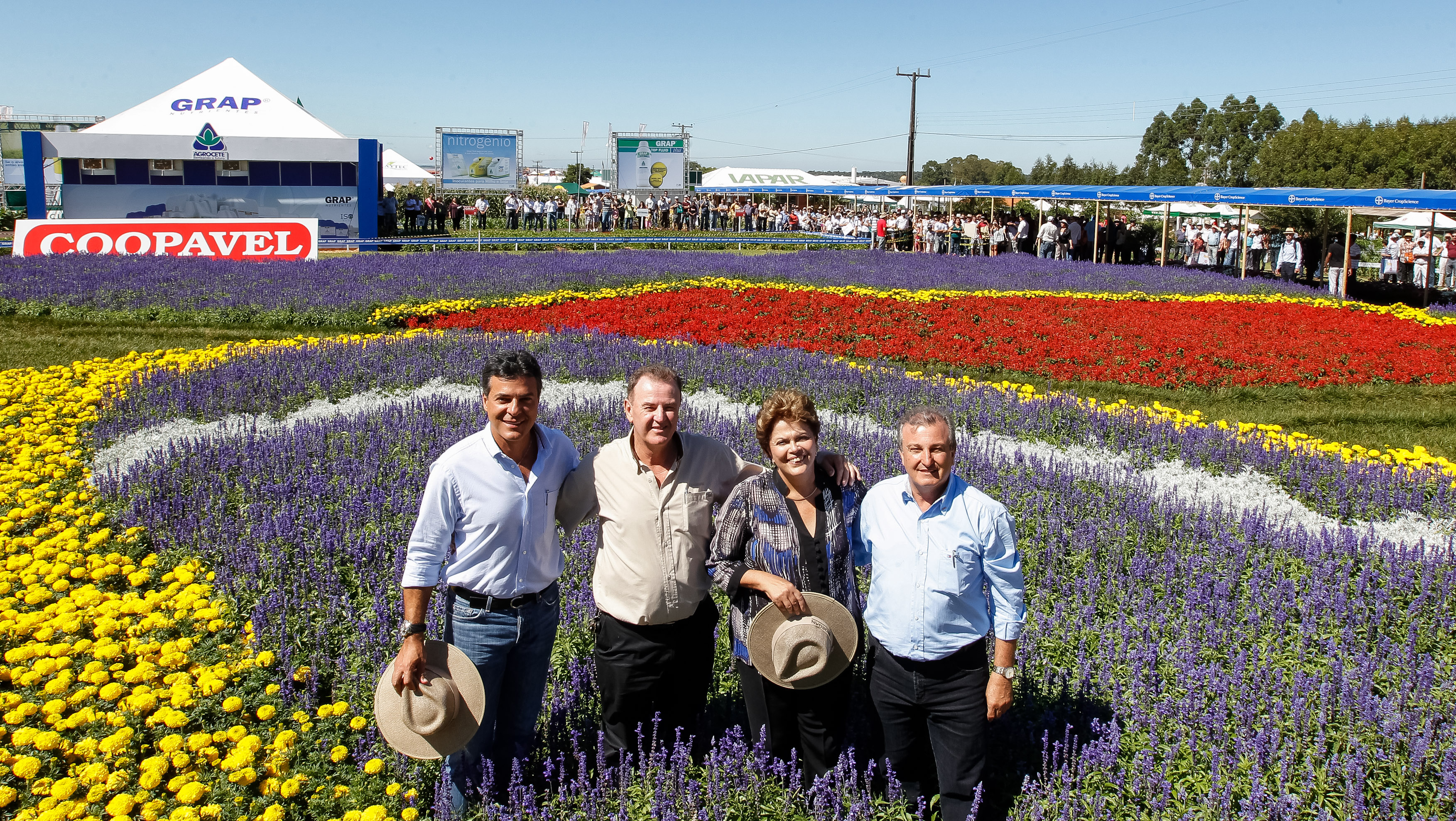 Presidenta Dilma Rousseff durante visita ao Show Rural Coopavel 2013. Cascavel - PR, 04/02/2013