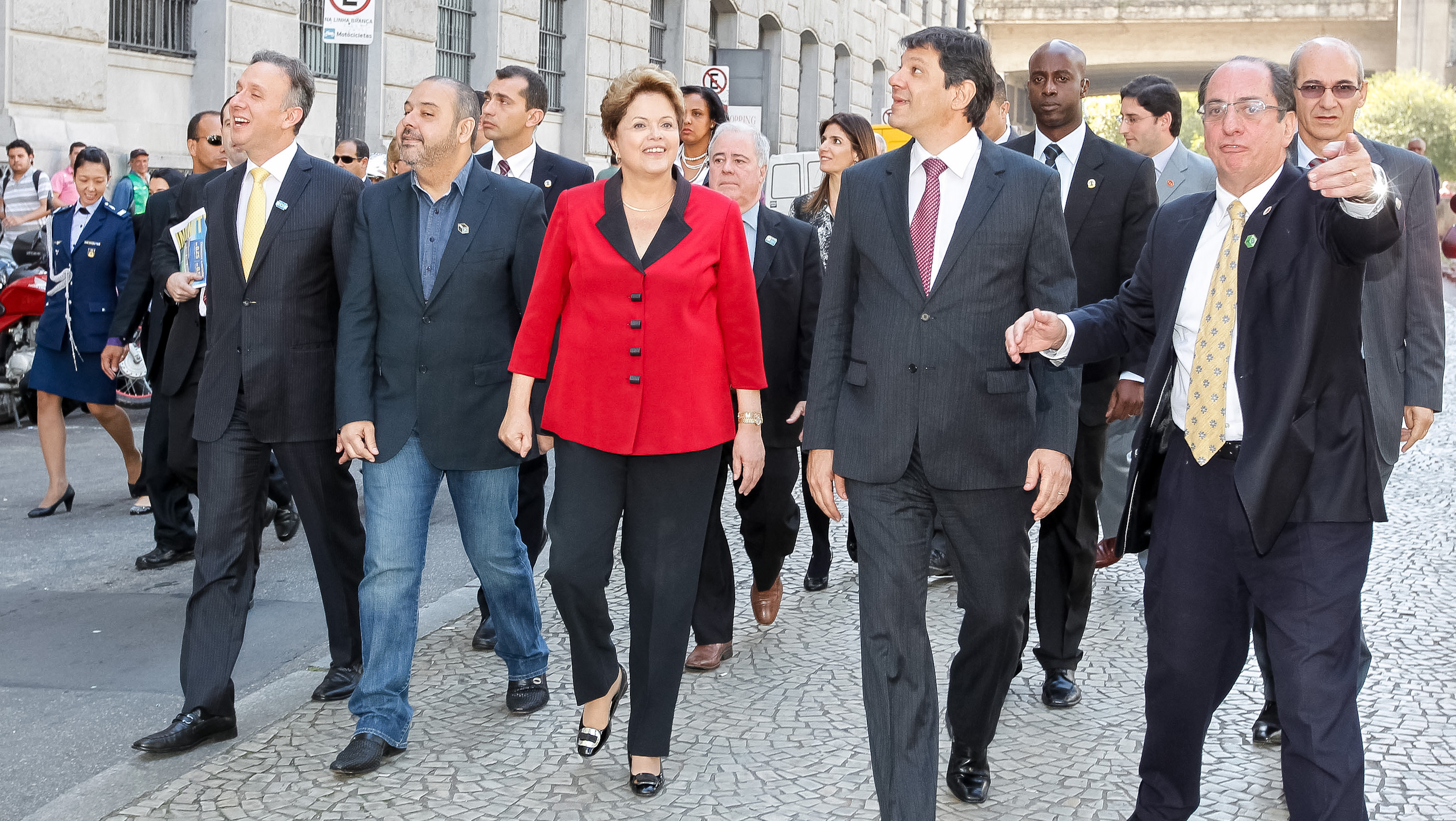 Presidenta Dilma Rousseff durante visita ao Sindicato dos Comerciários de São Paulo. São Paulo-SP, 31/07/2013