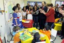 Presidenta Dilma Rousseff durante visita  inaugural ao Centro Infantil Municipal Wilma da Costa Pinto Afonso. Betim - MG, 11/05/2012