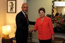 Presidenta Dilma Rousseff durante encontro privado com o Sr. Michel Martelly, Presidente da República do Haiti. Porto Príncipe-Haiti, 01/02/2012