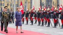 Presidenta Dilma Rousseff na cerimônia oficial de chegada no Palácio de Governo. Lima-Peru, 11/11/2013  