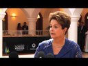 Coletiva concedida pela presidenta Dilma em Doha, no Catar