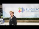 Coletiva de imprensa com a presidenta Dilma após reunião de retiro na UE-Celac