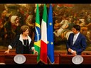 Declaração presidenta Dilma  à imprensa após encontro com líderes italianos