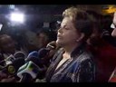 Presidenta Dilma concede entrevista após sobrevoar regiões afetadas pela cheia do Rio Madeira no Acre