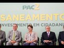 Presidenta Dilma contrata 3º etapa das ações de saneamento do PAC2 para municípios com até 50 mil habitantes.