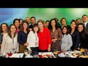Presidenta Dilma conversa com jornalistas-setoristas do Palácio do Planalto durante café da manhã