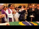 Presidenta Dilma discursa durante velório do governador do estado de Sergipe, Marcelo Déda