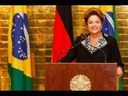 Presidenta Dilma em declaração à imprensa na reunião e jantar de trabalho com a chanceler alemã Angela Merkel