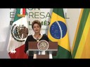 Discurso da presidenta Dilma durante o Encontro Empresarial Brasil-México