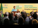 Discurso da presidenta Dilma sobre o projeto de Registro Civil Nacional