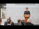 Discurso da presidenta Dilma no encontro com o Conselho Empresarial dos Brics realizado em Ufa, na Rússia