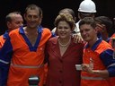 Presidenta Dilma concede entrevista em visitas às obras de integração do São Francisco, em São José de Piranhas (PB)