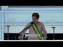 Pronunciamento à nação da presidenta Dilma durante cerimônia de posse