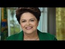 Presidenta Dilma em pronunciamento sobre a realização da Copa do Mundo no Brasil