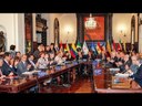 Entrevista coletiva concedida pela presidenta Dilma na chegada a Caracas, na Venezuela 