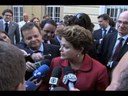 Entrevista concedida à imprensa pela presidenta Dilma após visita à escola Vasil Aprilov, em Gabrovo - Bulgária