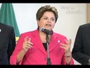 Palavras da presidenta Dilma ao receber bandeira olímpica e os atletas Yamaguchi Falcão e Esquiva Falcão - Brasília/DF