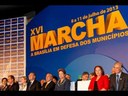 Discurso da presidenta Dilma durante cerimônia da XVI Marcha à Brasília em Defesa dos Municípios
