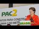 Discurso da Presidenta Dilma durante cerimônia de anúncio de investimentos para implantação da Linha 3 do Sistema Metropolitano do Rio de Janeiro 