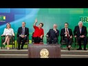 Discurso da presidenta Dilma durante cerimônia de posse do Ministro-Chefe da Secretaria da Micro e Pequena Empresa, Guilherme Afif Domingos - Brasília/DF