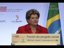 Discurso da presidenta Dilma durante "Fórum pelo progresso social: o crescimento como saída da crise", coorganizado pelo Instituto Lula e pela Fundação Jean Jaurès - Paris/França 