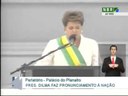 Pronunciamento à nação da presidenta Dilma no Parlatório do Palácio do Planalto - Brasília/DF