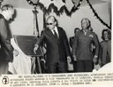 Presidente João Figueiredo acompanhado pelo gov. Franco Montoro, e pelo comandante do II exército, Gen. Sérgio de Ary Pires, descerra placa