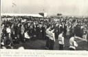Presidente João Figueiredo ao lado de D. Sarah e D. Dulce, assite a cerimônia religiosa em homenagem a JK