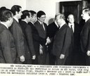 Presidente João Figueiredo cumprimenta o presidente da Federação das Indústrias do Estado de São Paulo, Luiz Eulálio de B.V. Filho