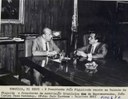Presidente João Figueiredo e o presidente da Associação Brasileira de Supermercados, João Carlos Paes Mendonça