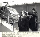 Presidente João Figueiredo em visita ao parque industrial Avibrás