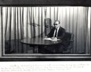 Presidente João Figueiredo  grava, nos estúdios da "A voz do Brasil", mensagem sobre os 50 anos da imprensa oficial do Brasil