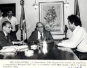 Presidente João Figueiredo recebe em audiência o empresário Jacques Eluf e o remador Amir Khan Klink