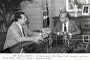 Presidente João Figueiredo recebe o ministro César Cals