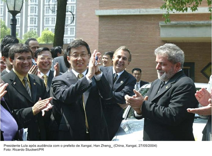 Presidente Lula após audiência com o prefeito de Xangai, Hang Zheng.