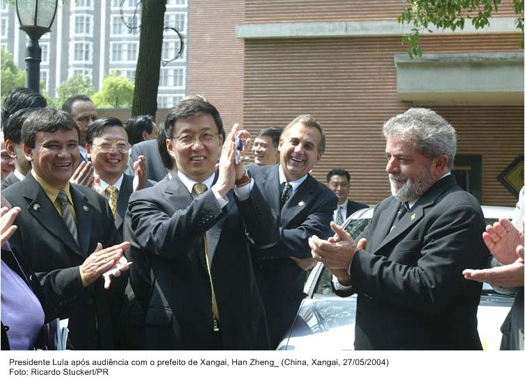 Presidente Lula após audiência com o prefeito de Xangai, Hang Zheng.