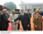 Presidente Lula cumprimenta o primeiro-ministro da Índia, Atal Bihari Vajpayee.