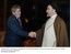 Presidente Lula cumprimenta o presidente do Irã, Seyed Mohammed Khatami, em Caracas.