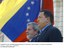 Presidente Lula é recebido pelo presidente da Venezuela, Hugo Cháves, no Palácio de Miraflores.